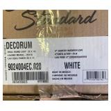 Standard Decorum White Wall Hung Sink, 20 x 18, 4" center w/ overflow