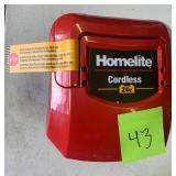 Homelite Cordless 24v Non-spillable battery