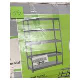 Industrial Strength Steel Shelving- Salvage, may be missing pieces