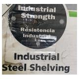 Industrial Strength Steel Shelving- Salvage, may be missing pieces