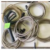 Lot of 5- pressure washer hoses- salvage