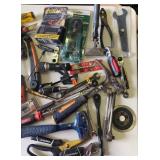 Lot of hand tools- Salvage/Untested AS IS- Hammer, Wrenches, Screwdrivers, Ratchets, ect.