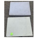 Lot of 2- folding tables 72" One salvage, one used