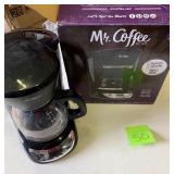 Mr. Coffee- 12 cup coffee maker w/ delay brew, auto pause- Used