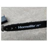 Homelite 3514c 14" gas chain saw