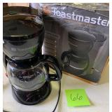 Toastmaster 5-Cup Coffee Maker w/ Pause and serve functions