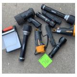 Untested, As is Lot of 10- Flashlights- Husky, Defiant, Energizer