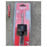 Lot of- Fosner bits, quick change arbor, diamond hole saw, diablo rounding bit
