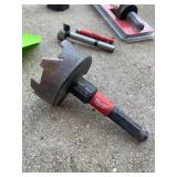 Lot of- Fosner bits, quick change arbor, diamond hole saw, diablo rounding bit