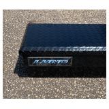 Lund 70" locking-Side bin truck tool box- Black Diamond plate aluminum