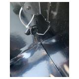 Lund 70" locking-Side bin truck tool box- Black Diamond plate aluminum