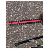Lot of 2 Ryobi- hedge trimmer and grass Trimmer- tool only