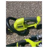 Lot of 2 Ryobi- hedge trimmer and grass Trimmer- tool only