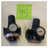 Lot of 2- Husky 3/8 in. Air Regulators