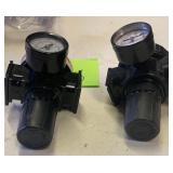 Lot of 2- Husky 3/8 in. Air Regulators