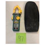 Commercial Electric AC Clamp meter- missing test reads