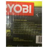 Ryobi 8v lithium-ion Drill cordless electric