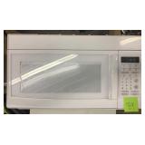 1.6 cu. Ft. over-the-range- microwave oven- White, missing turn table and hardware