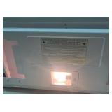 1.6 cu. Ft. over-the-range- microwave oven- White, missing turn table and hardware
