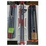 Tile cutter lot of 3- HDX 20 in., Star 24", Rubi 20"