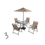 Sling 7-Piece Folding Dining Set