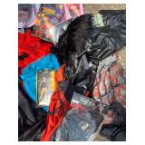 GIANT Lot- Halloween Costumes, Accessories, Supplies etc. (see all pics, each pic. shows a different part of the lot) Some complete items, Some may be SALVAGE