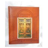 New Vintage 1980 Limited Edition Treasures of the Library of Congress Leather Bound Book