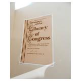 New Vintage 1980 Limited Edition Treasures of the Library of Congress Leather Bound Book