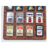 Lot of New Vintage Advertising Windproof Lighters