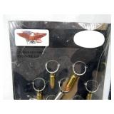 Lot of New Vintage All Caliber Bullet Key Chains