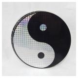 Lot of Vintage Large Yin and Yang Metallic Stickers
