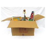 Large Lot of New Vintage Elephant on Bike Wind Up Tin Toys