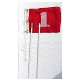 Lot of New Golf Hole With Flag Pole and Target Sets