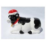 Large Lot of New Earthenware Ceramic Cow Cookie Jars With Sound