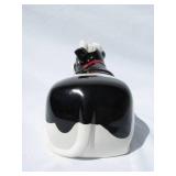 Large Lot of New Earthenware Ceramic Cow Cookie Jars With Sound