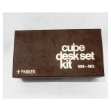 Lot of Vintage Wilcox Cube Desk Set Kits