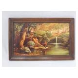 Vintage Duane R Probus Best Friends Framed Print