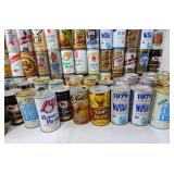 Huge Lot of Vintage Beer Cans
