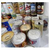 Huge Lot of Vintage Beer Cans