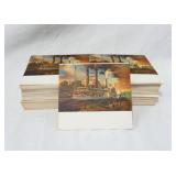 Lot of Vintage Fred Sweney The River Belle Card Prints