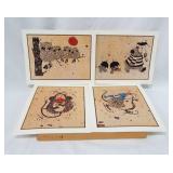 Lot of 100 New Vintage 1973 Joan Hanson Prints