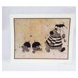 Lot of 100 New Vintage 1973 Joan Hanson Prints