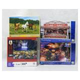Lot of New and Vintage Sealed Puzzles