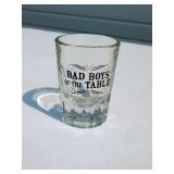 Lot of New Bad Boys of the Table Glass Beer Mugs and Shot Glasses