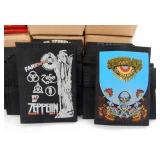Large Lot of Vintage Nylon Rock and Roll Wallets
