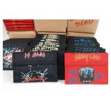 Large Lot of Vintage Nylon Rock and Roll Wallets