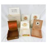 Lot of Vintage and Newer Cigar Boxes