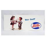 Set of 2 Vintage Pepsi Bus Trolley Car Advertisement Signs