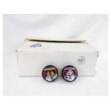 Lot of Buffalo Sabres and Chicago Blackhawks NHL Team Pucks