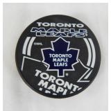 Lot of Toronto Maple Leafs NHL Team Pucks